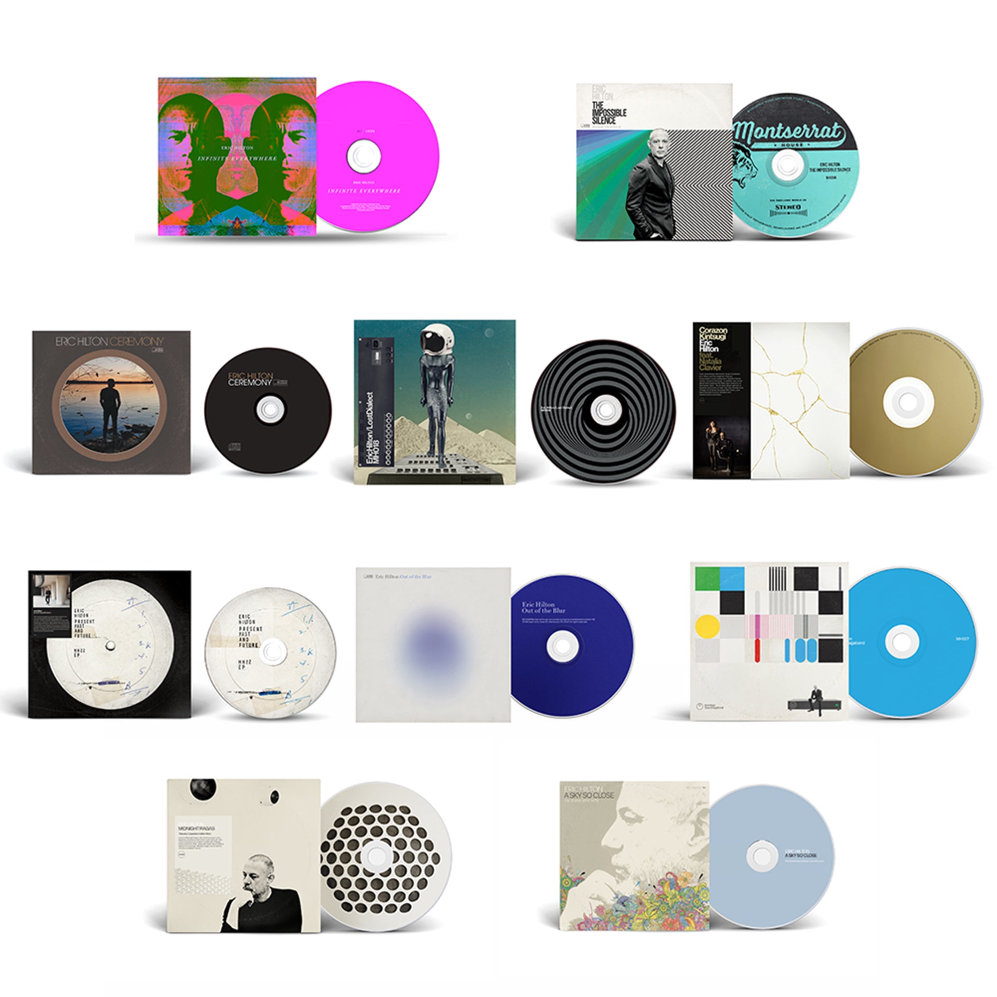 Complete CD Collection (Includes all 10 Eric Hilton Records plus Autog ...
