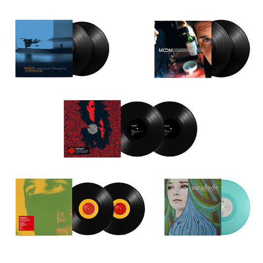 Thievery Corporation Five-Album Vinyl Bundle W/ Signed Art Print