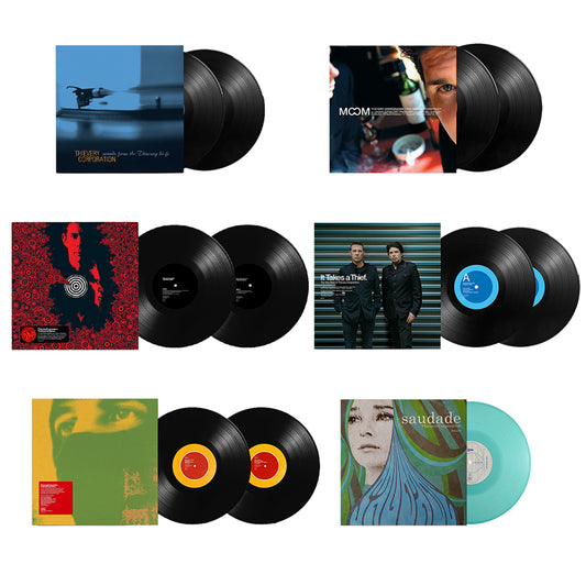 Thievery Corporation Six-Album Vinyl Bundle W/ Signed Art Print